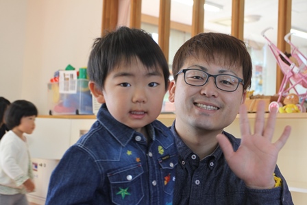 金子さん親子の様子