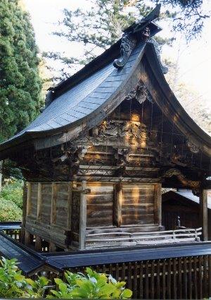 鮎貝八幡宮本殿